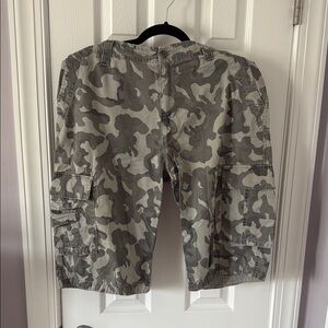 Urban Pipeline Gray Camouflage Cargo Shorts